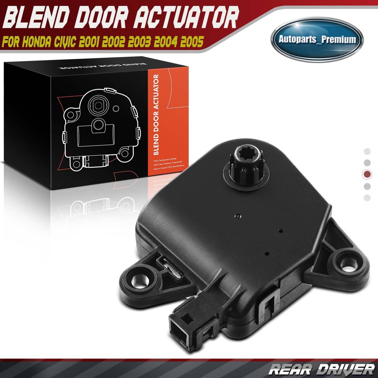 Heater Blend Door Actuator for Chrysler Voyager 2001-2007 Dodge Caravan Dakota