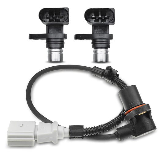 2x Camshaft & 1x Crankshaft Position Sensor for Volkswagen EuroVan 2000 V6 2.8L