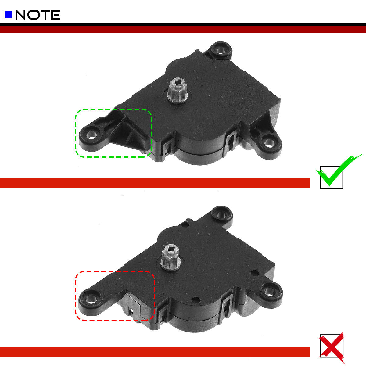 A/C Heater Blend Door Actuator for Chrysler 300M Concorde Dodge Intrepid 604-011