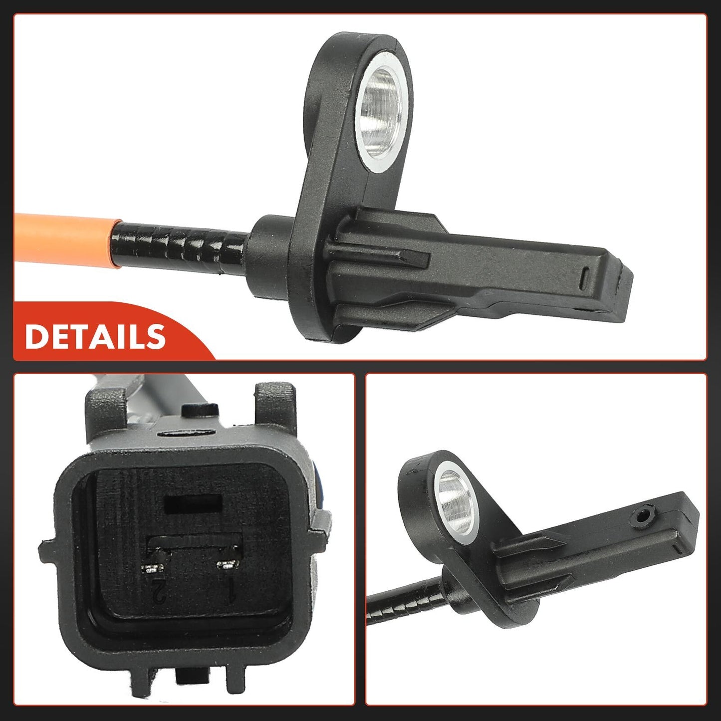 2x Front Driver & Passenger ABS Wheel Speed Sensor for Kia Forte 2019 2020 2021