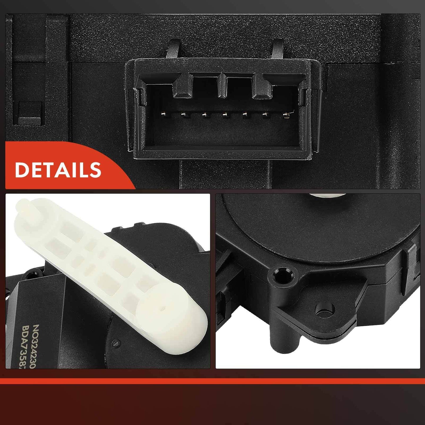 Right Main HVAC Blend Door Actuator for Honda Odyssey 2011 2012 2013 2014-2017