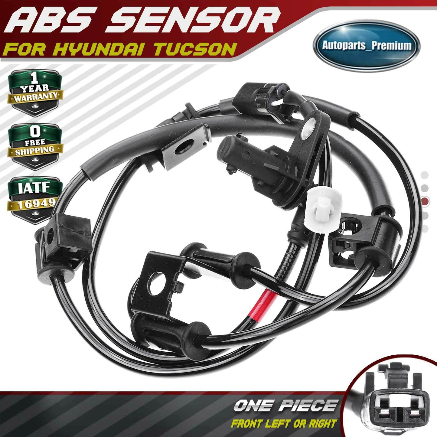Front Right ABS Wheel Speed Sensor for Hyundai Tucson 2010 2011 2012 2013 2014