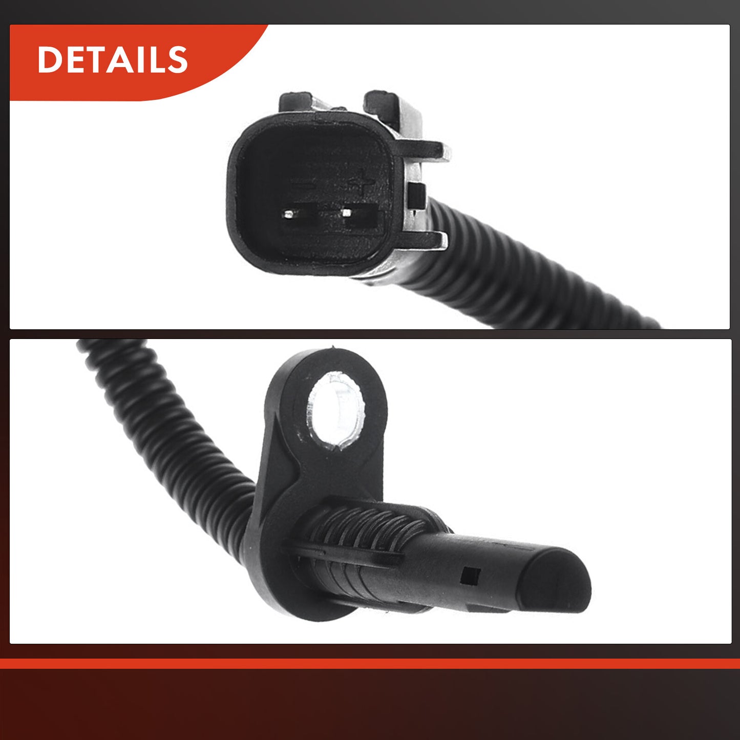 4pcs Front and Rear ABS Wheel Speed Sensor for Ram 1500 2013-2018 1500 Classic