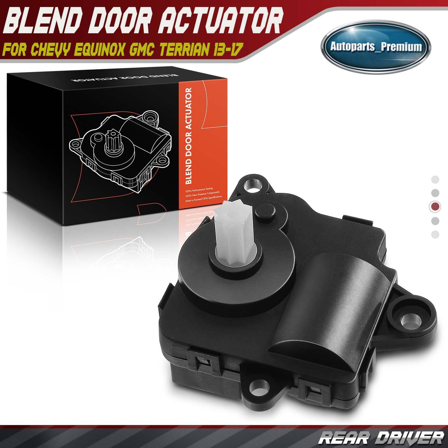 HVAC Heater Blend Door Actuator for Chevy Equinox GMC Terrain 13-17 Main 604-180