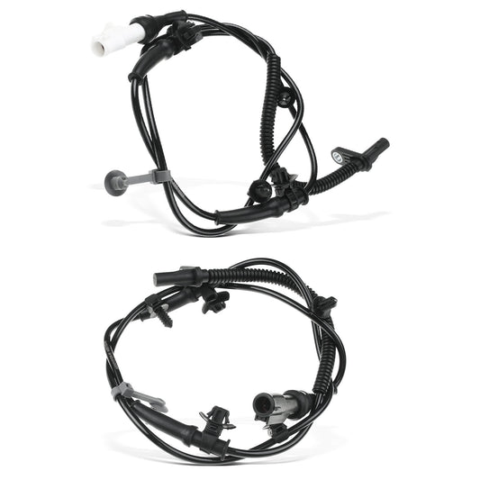 2x Front LH &RH ABS Wheel Speed Sensor for Ford Edge Lincoln MKX 2007-2012 2Pins