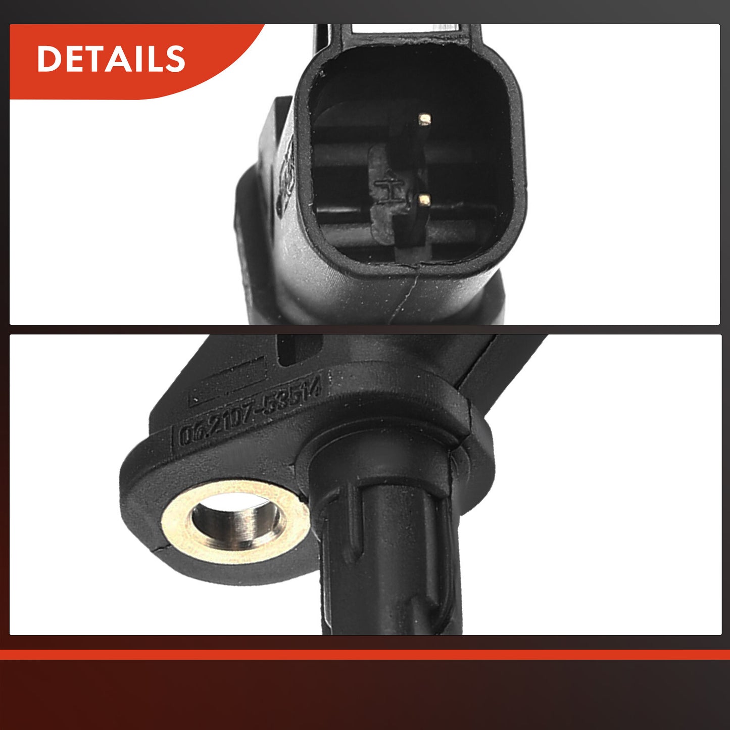 4Pcs Front & Rear Side ABS Wheel Speed Sensor for Mazda 3 2004-2013 3 Sport 5