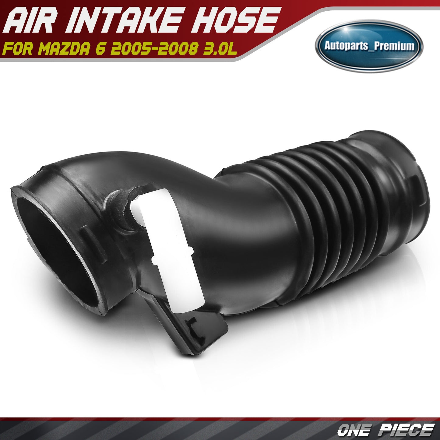 Engine Air Clean Intake Tube Hose for Mazda 6 2005 2006-2008 V6 3.0L AJB413221A