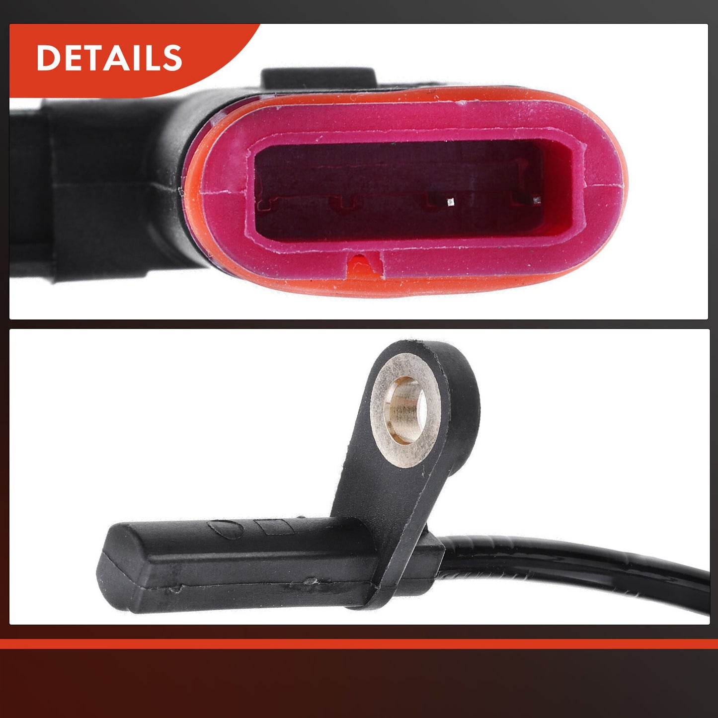 4x Front & Rear ABS Wheel Speed Sensors for Mercedes-Benz SLK250 SLK300 SLK350