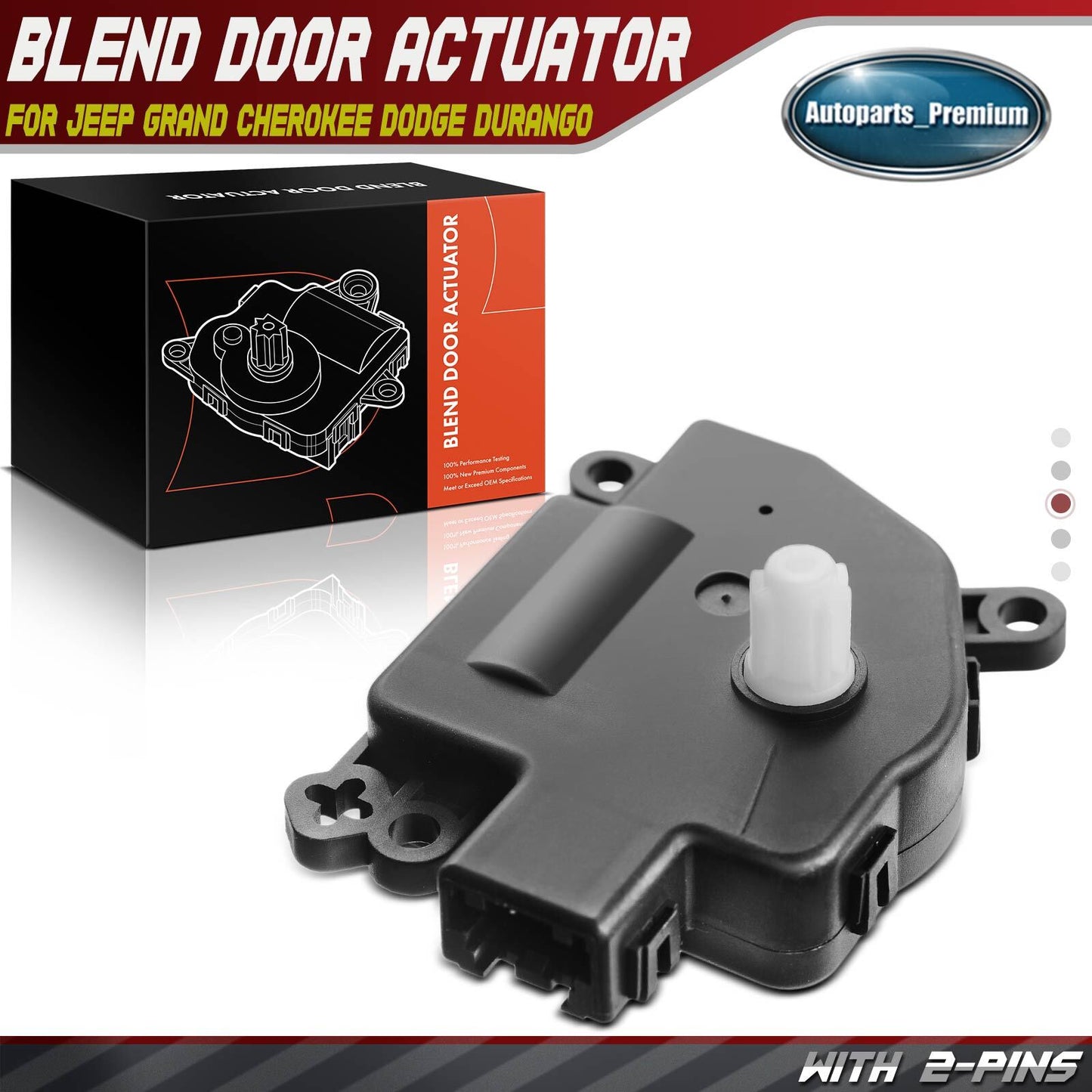 HVAC Heater Blend Door Actuator for Grand Cherokee Durango 2011-2013 68079488AA