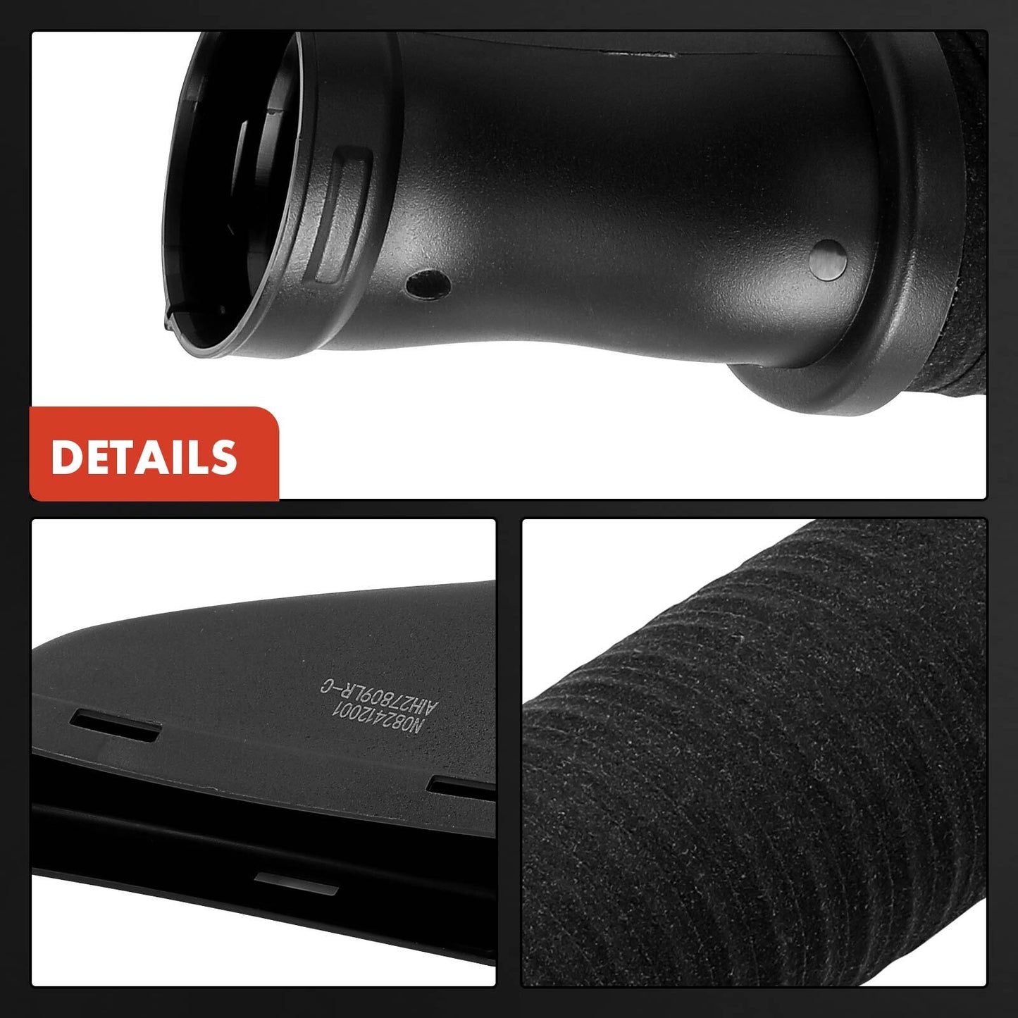 2Pcs Left & Right Engine Air Intake Hose for Mercedes-Benz GL450 GL550 GLS550