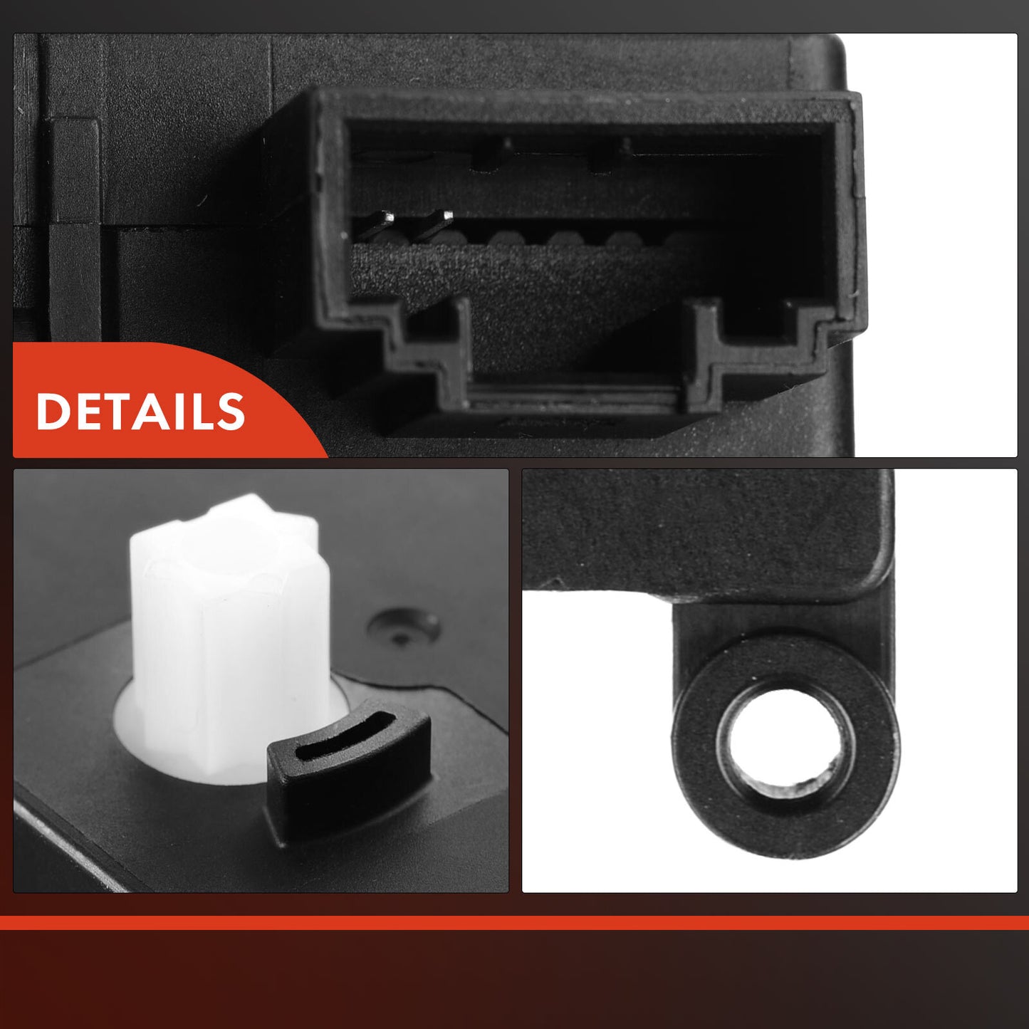 Auxiliary HVAC Heater Blend Air Door Actuator for Dodge Journey 2009-2020 604036
