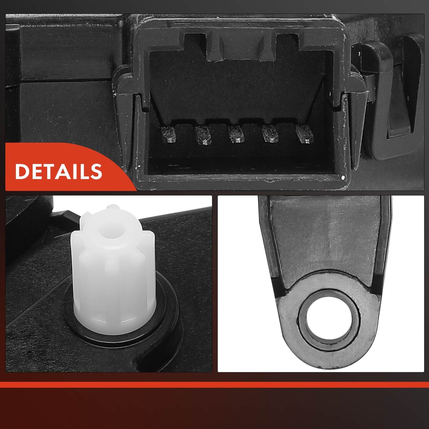 HVAC Blend Door Actuator w/ 5-Blade for Kia Sorento Hyundai Santa Fe Santa Fe XL