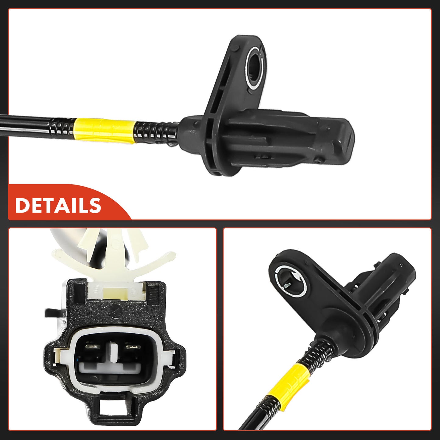 2x Front Left & Right ABS Wheel Speed Sensor for Kia Cadenza 14-16 Sedan 4-Door