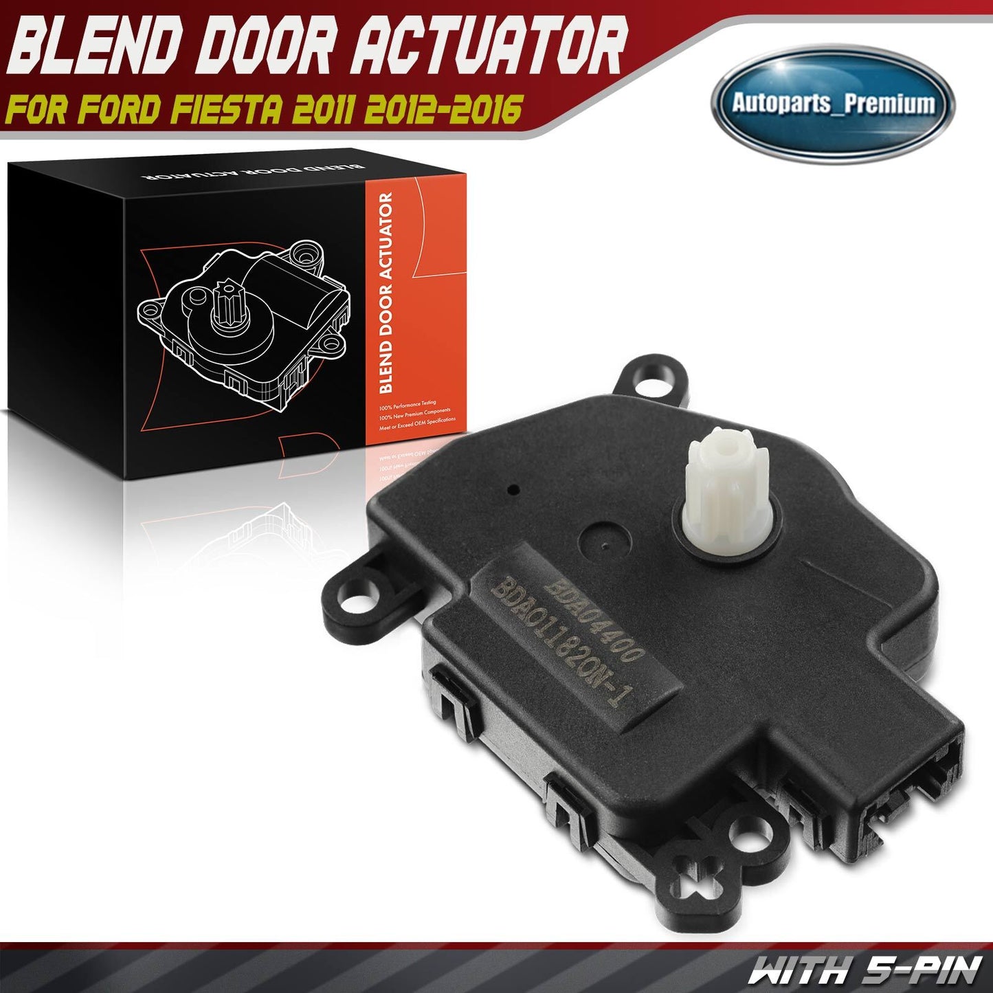 HVAC Heater A/C Blend Air Door Actuator for Ford Fiesta 2011-2019 BE8Z19E616B