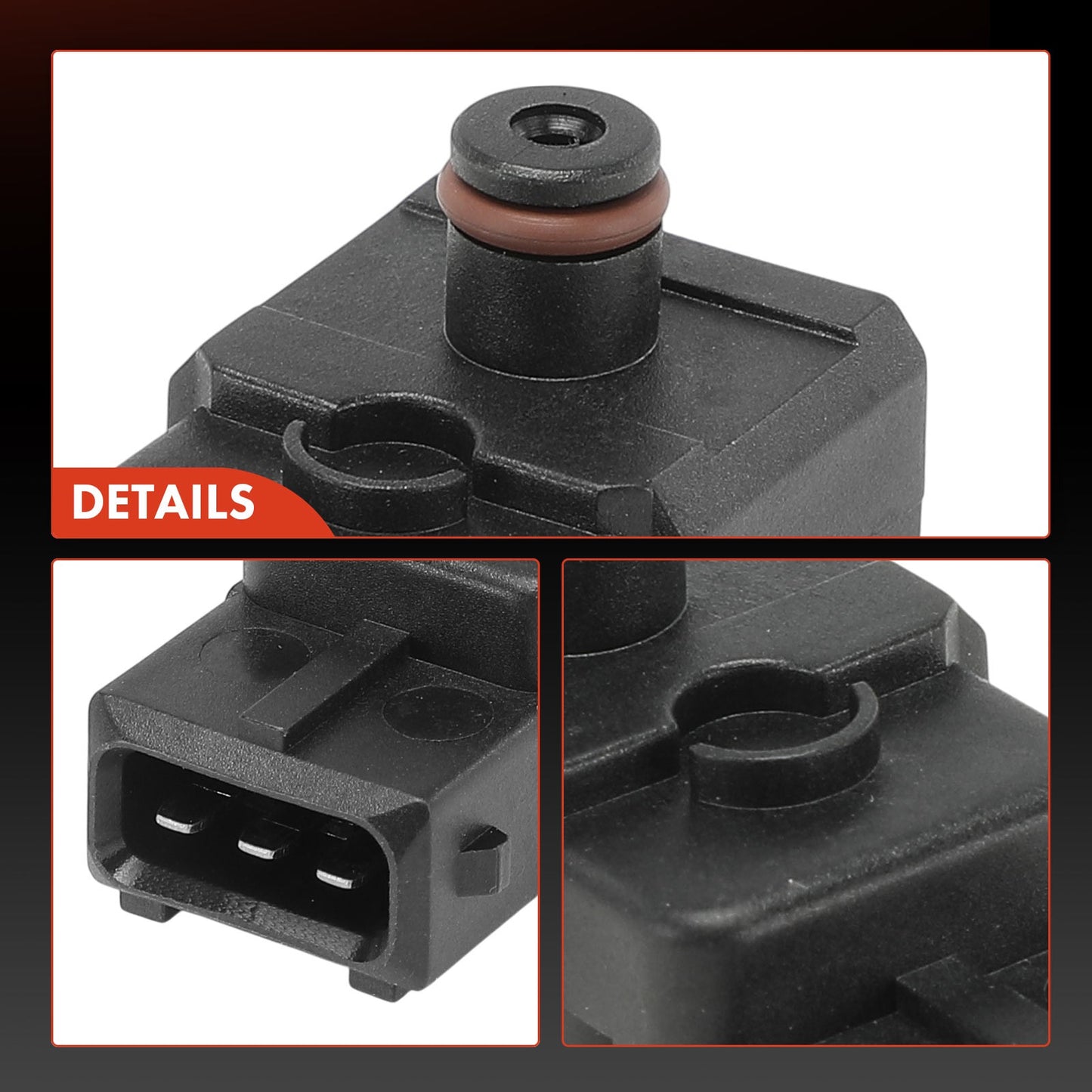 Fuel Injection Pressure Sensor for Mitsubishi Outlander Mirage Lancer Eclipse