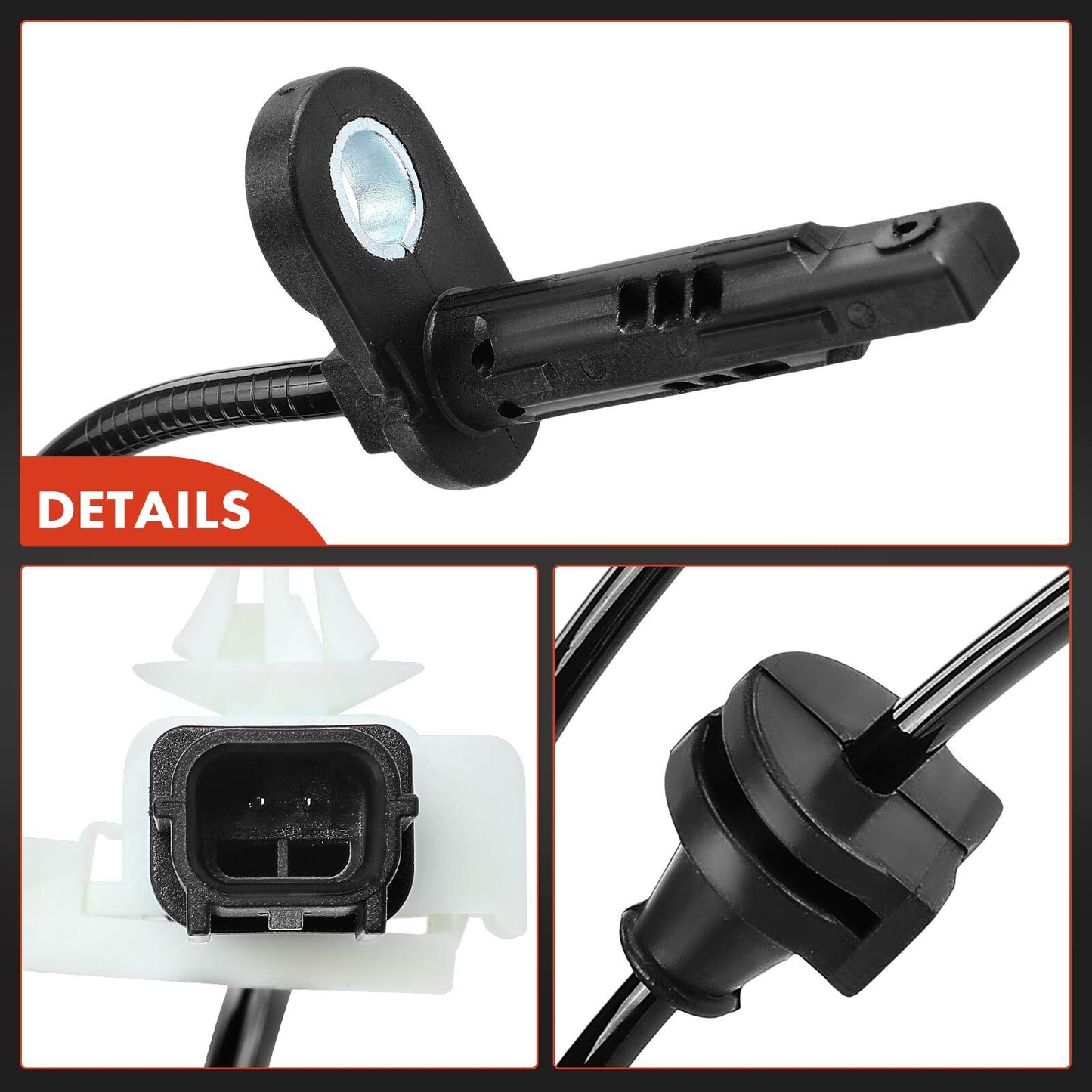 4x Front & Rear ABS Wheel Speed Sensor for Honda Pilot 16-22 Ridgeline Acura MDX