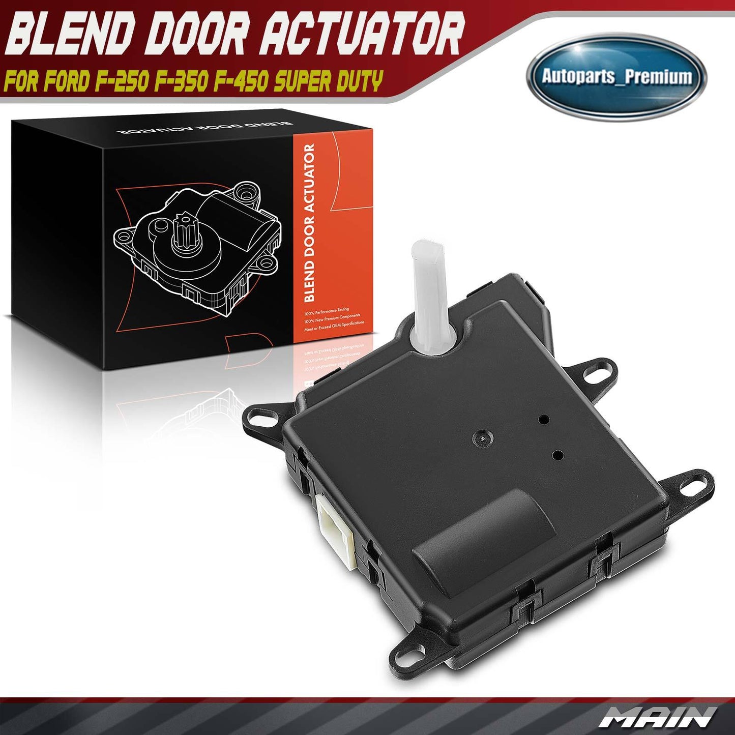 HVAC Heater Blend Door Actuator for Ford F-250 F-350 F-450 Super Duty 2002-2007