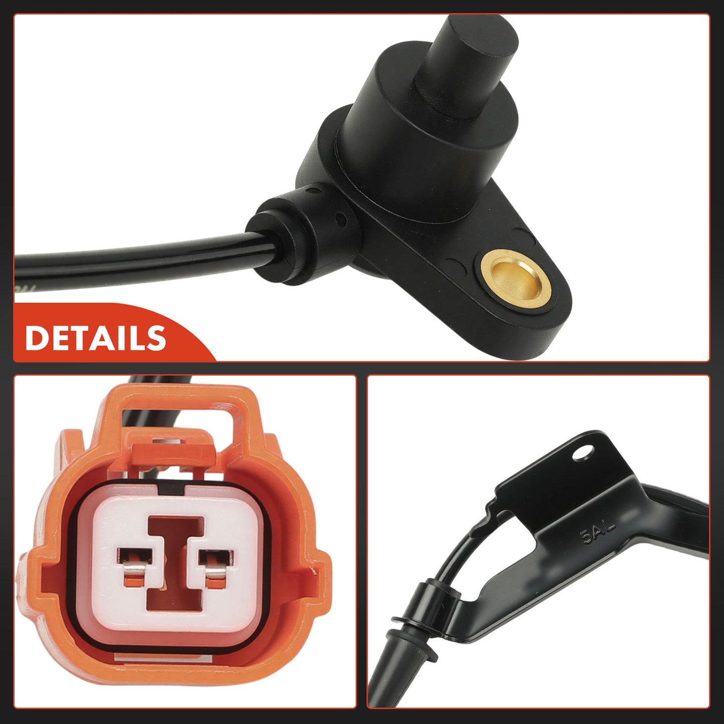 4x Front & Rear ABS Wheel Speed Sensor for Honda Civic 2001-2003 Acura EL 01-04