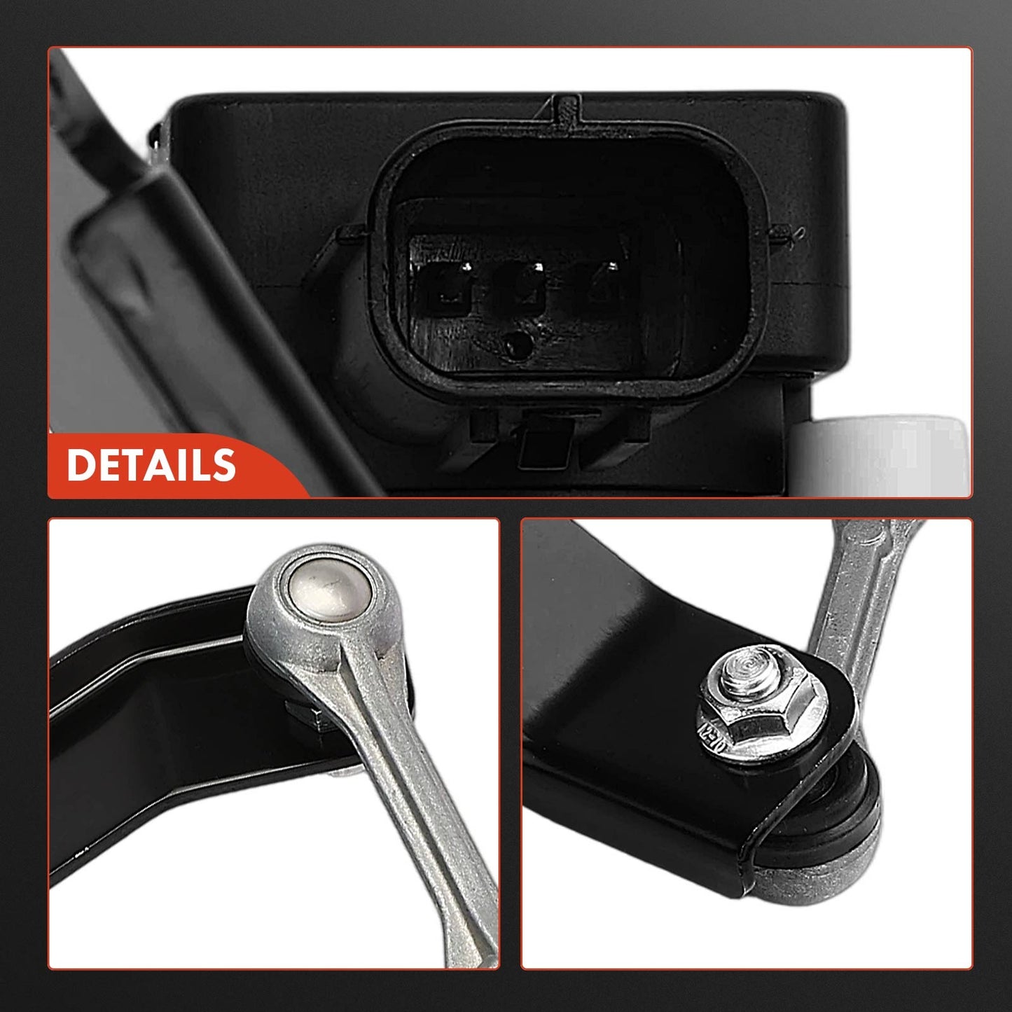 2x Rear Side Headlight Ride Height Level Sensor Assembly for Acura TLX 2021-2025