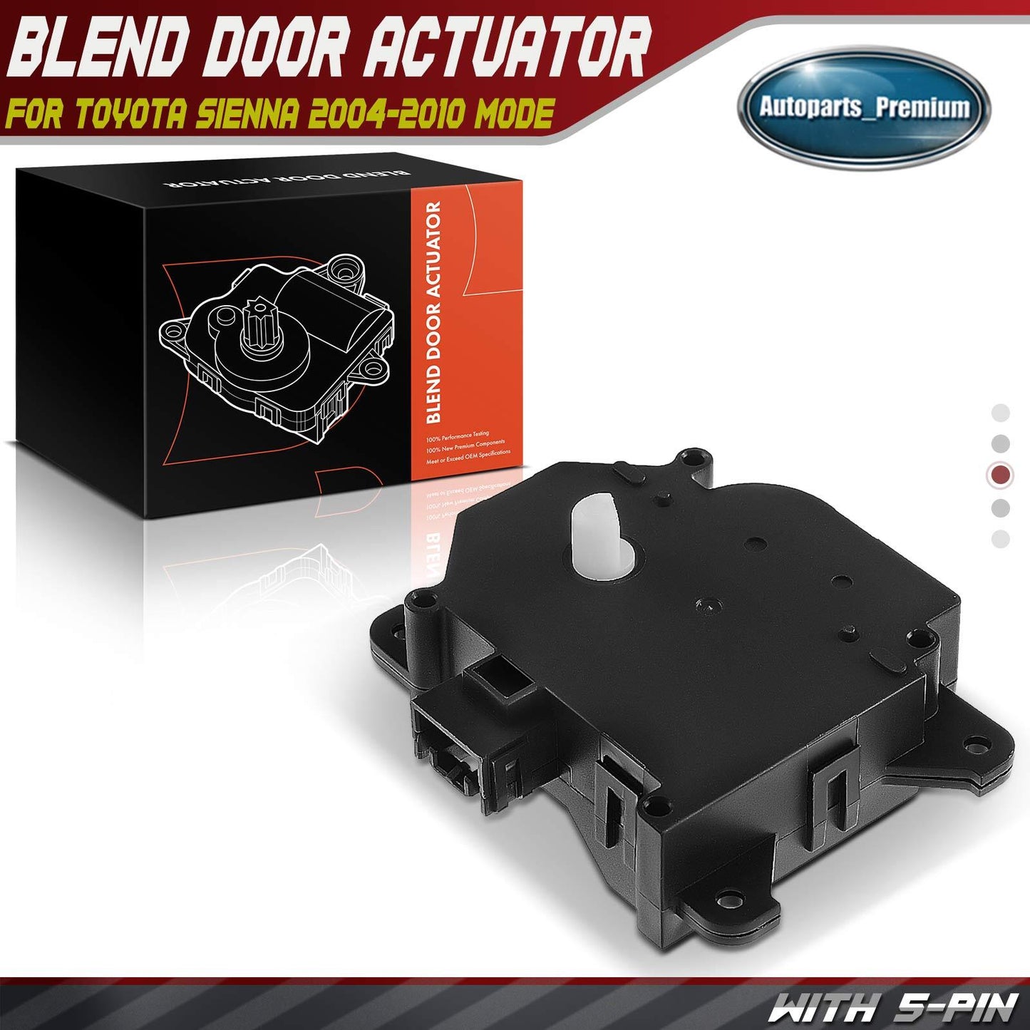 1x Main HVAC Heater Mode Door Actuator for Toyota Sienna 2004-2010 8710608050