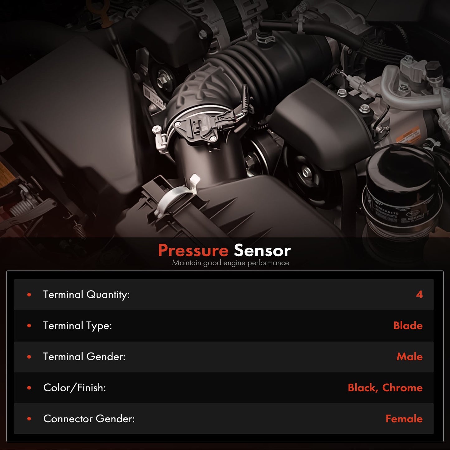 Power Steering Pressure Sensor for Hyundai Elantra Sonata Santa Fe Genesis G80