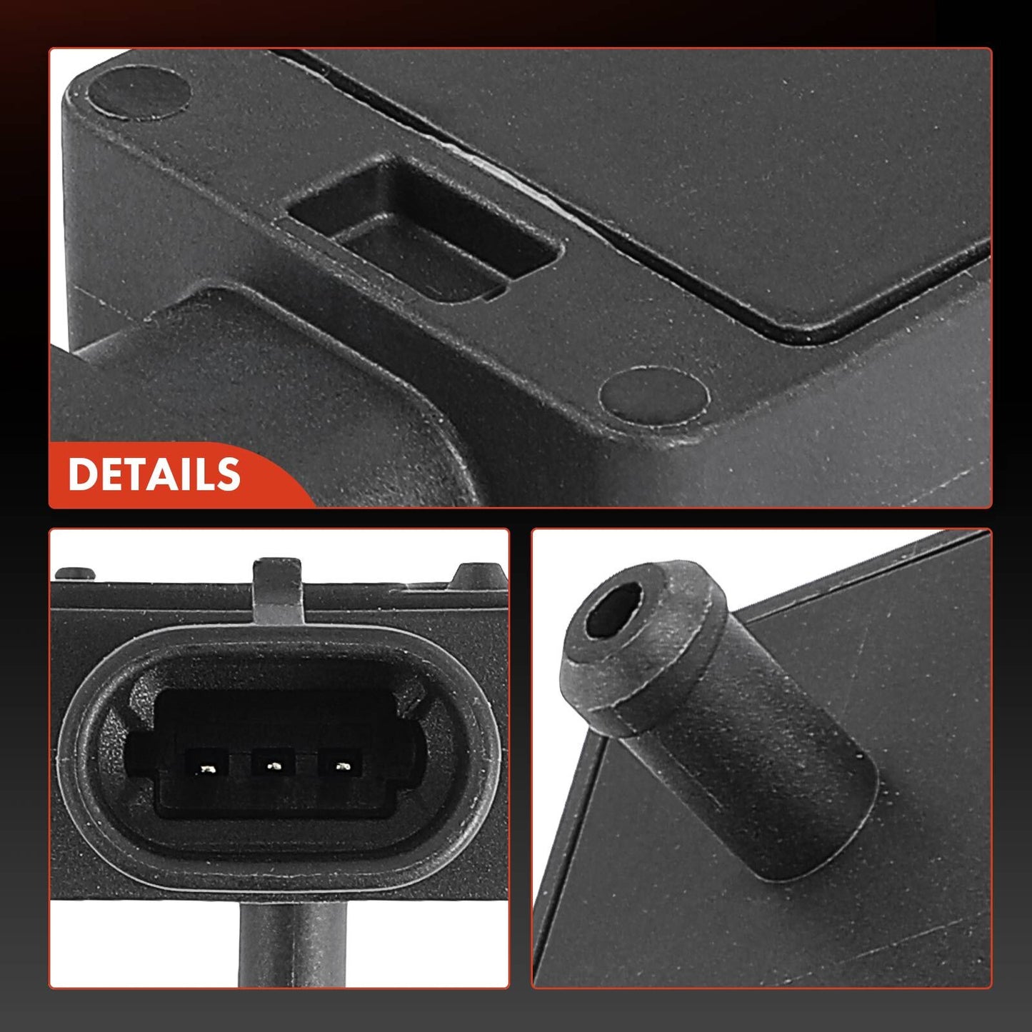 Manifold Pressure (MAP) Sensor w/ 3-Blade for Cadillac Allante DeVille Seville