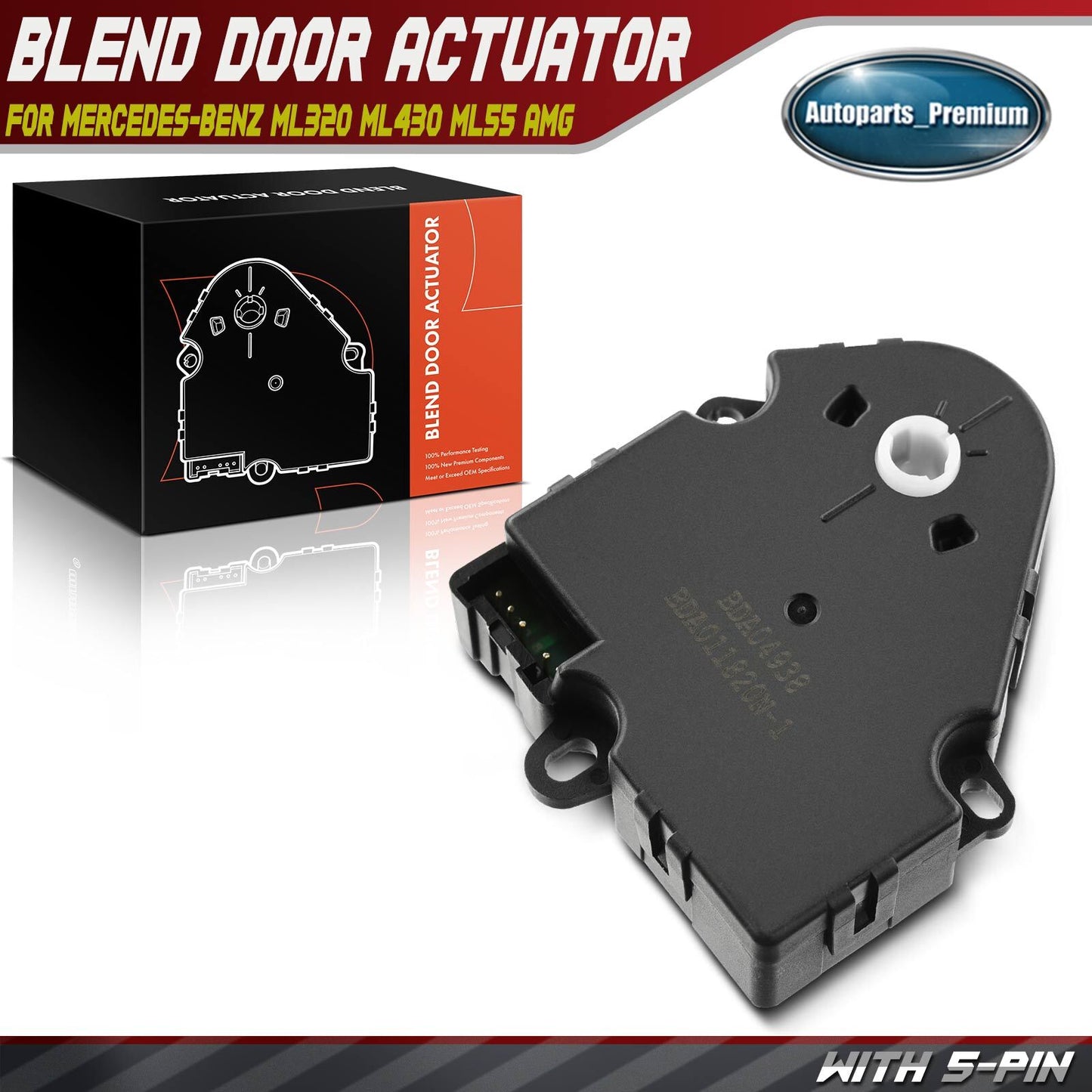 HVAC Heater Blend Door Actuator for Mercedes-Benz ML320 1998-2005 ML430 ML55 AMG