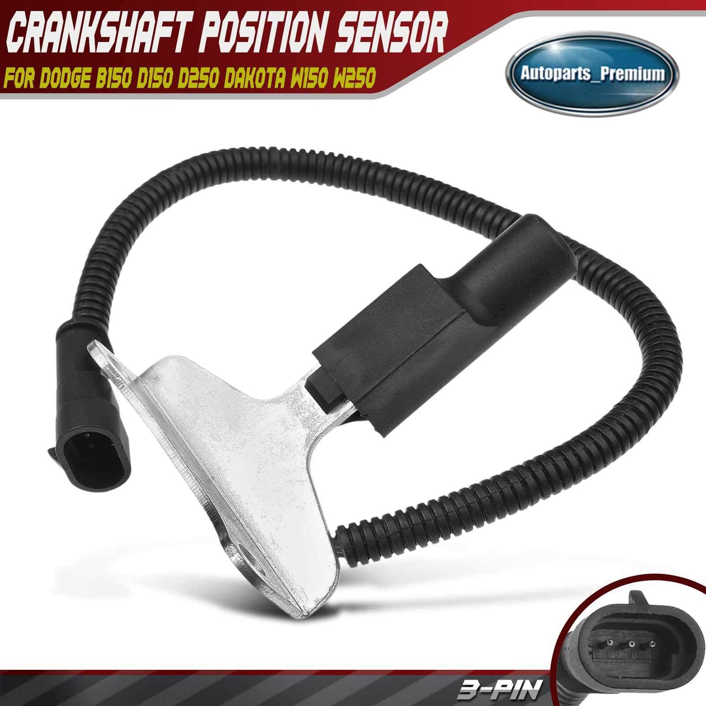 Engine Crankshaft Position Sensor for Jeep Grand Cherokee Dodge B150 B250 D150