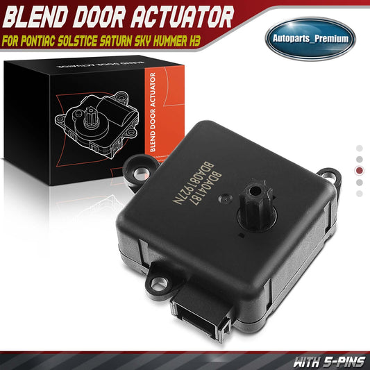 AC Heater Blend Door Actuator for Hummer H3 Saturn Sky Pontiac Solstice10397102