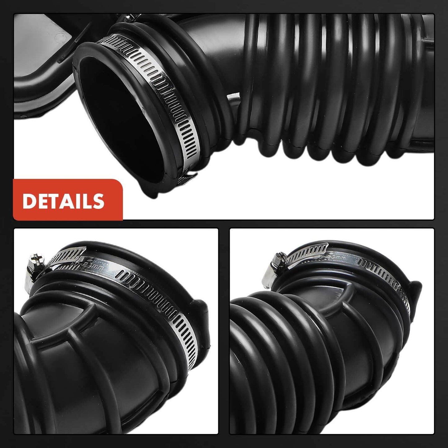 Engine Air Intake Hose Duct w/ Clamps for Nissan Versa 2007-2012 NV200 2013-2021