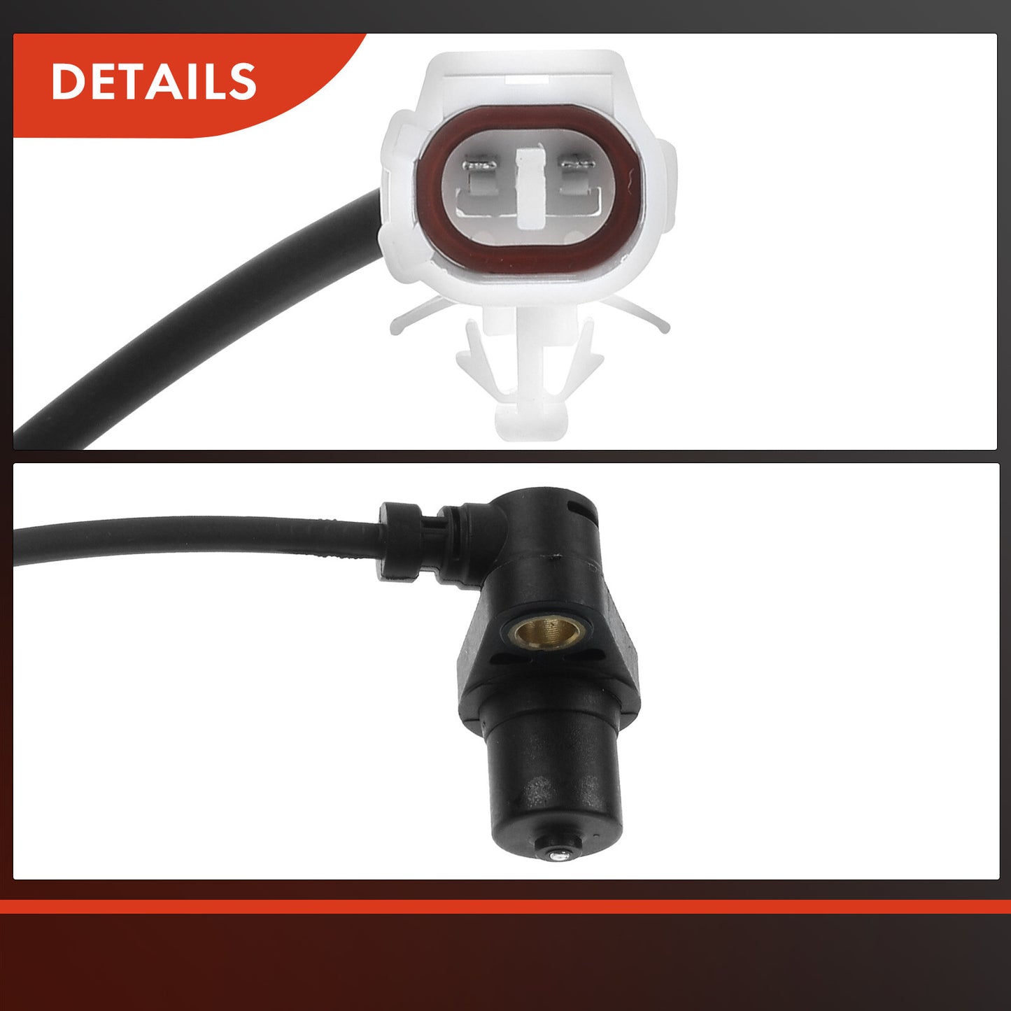 2Pcs Front Driver & Passenger ABS Wheel Speed Sensor for Toyota Prius 2004-2009