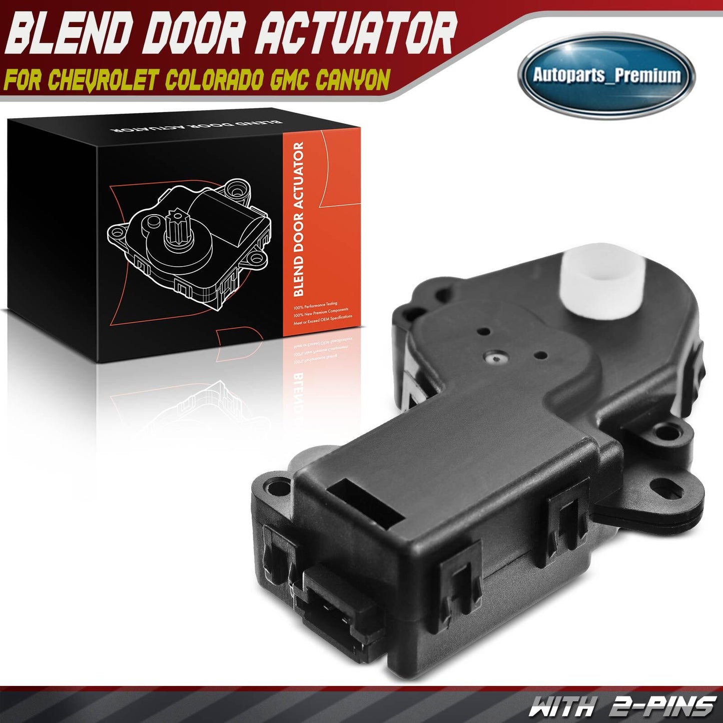 HVAC Heater A/C Blend Door Actuator for Chevrolet Colorado SSR GMC Pontiac 03-12