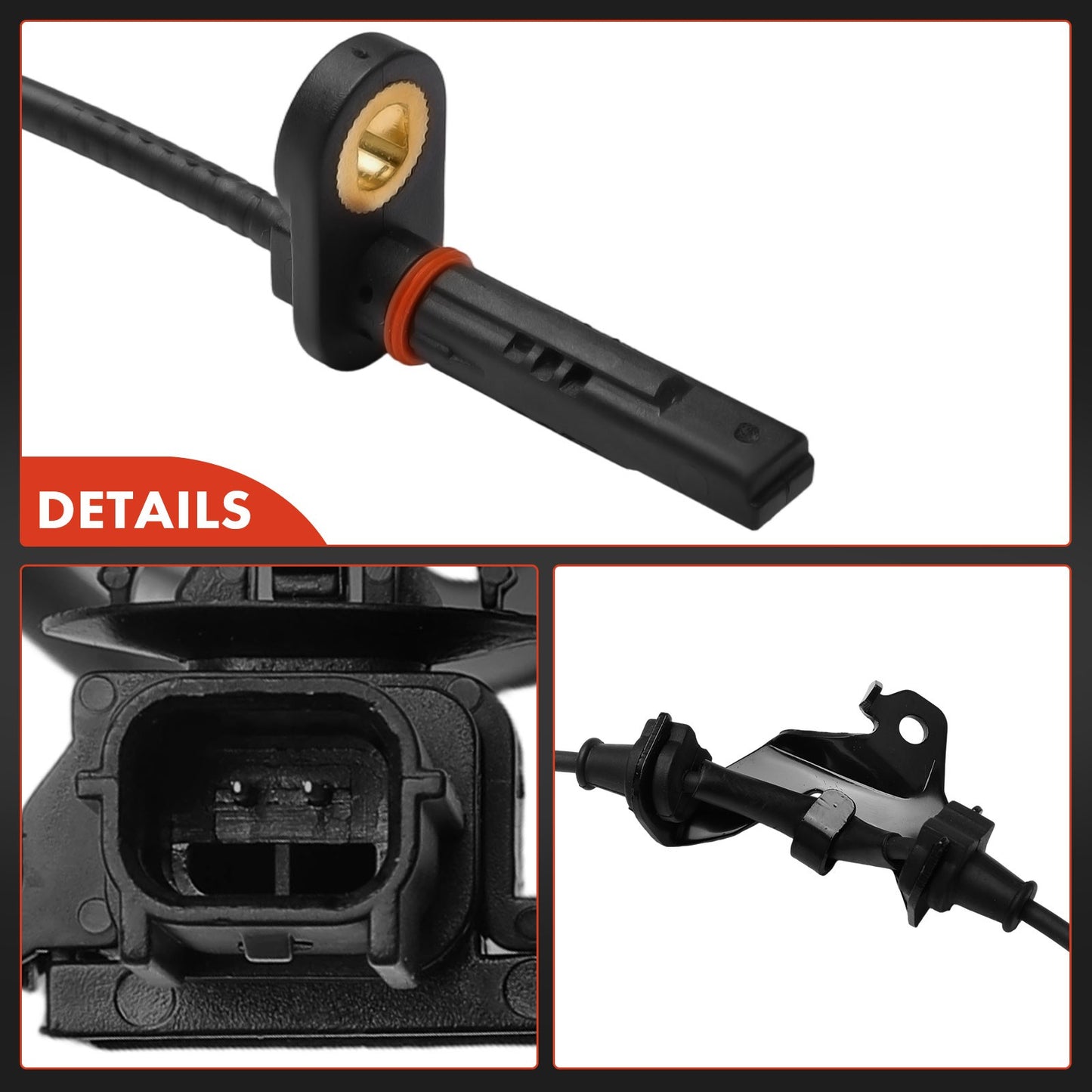 Front & Rear ABS Wheel Speed Sensor for Honda Accord 2008-2012 L4 2.4L V6 3.5L