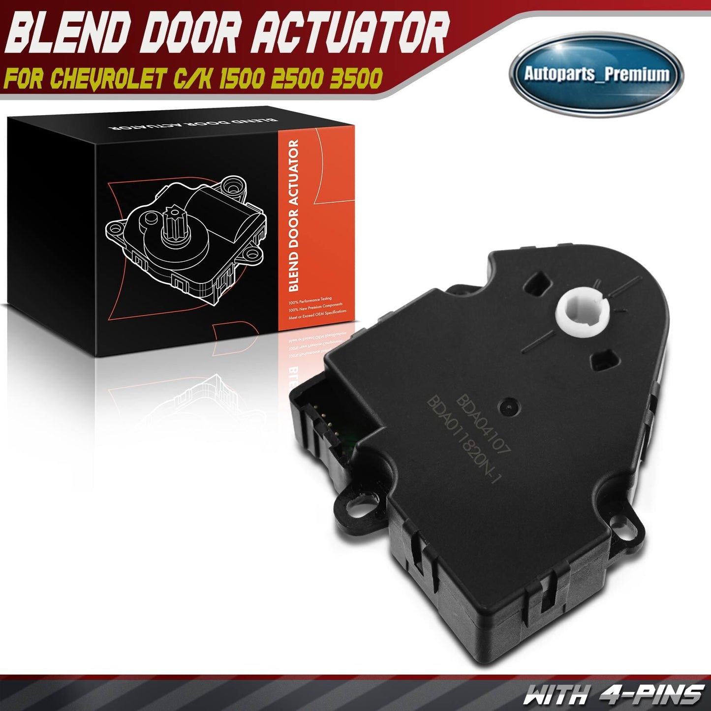 HVAC Heater Blend Door Actuator for Chevrolet C/K 1500 2500 3500 Buick Pontiac