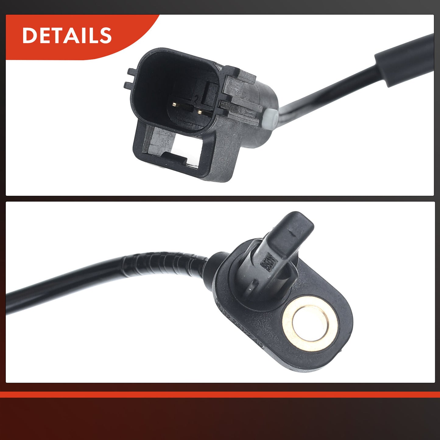 Rear Driver & Passenger ABS Wheel Speed Sensor for Jaguar XJ XF XK XKR XKR-S