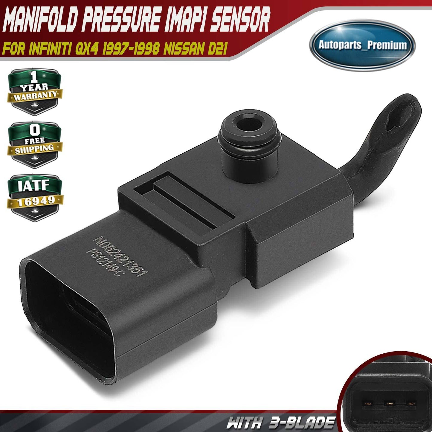 Fuel Tank Pressure Sensor for Hyundai Elantra Sonata Santa Fe Kia Soul Optima