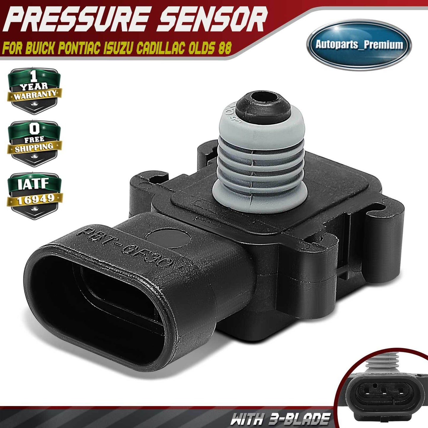 Manifold Pressure Sensor for GMC Sierra 1500 Sierra 2500 HD Yukon Yukon XL 1500