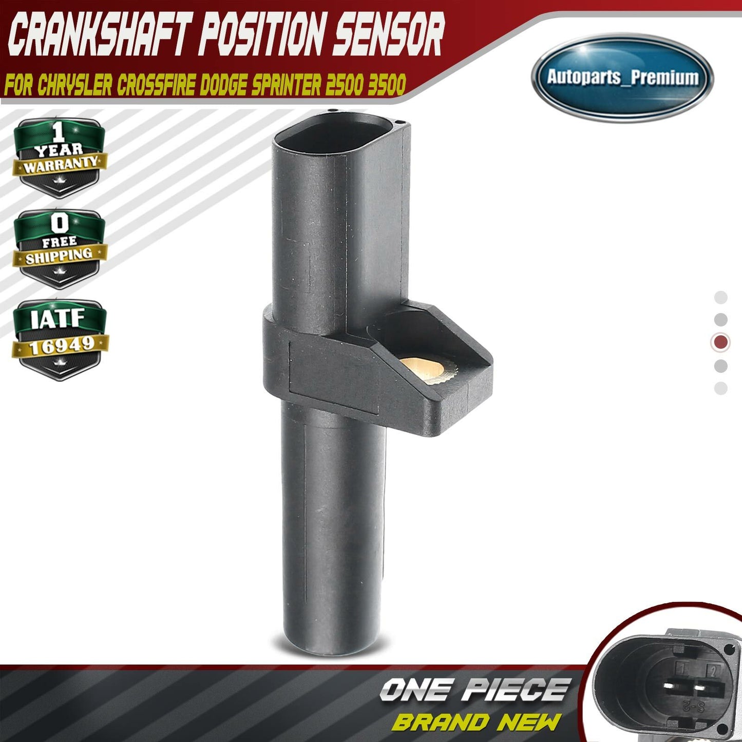 Crankshaft Position Sensor for Chrysler Dodge Freightliner Mercedes-Benz CLK320
