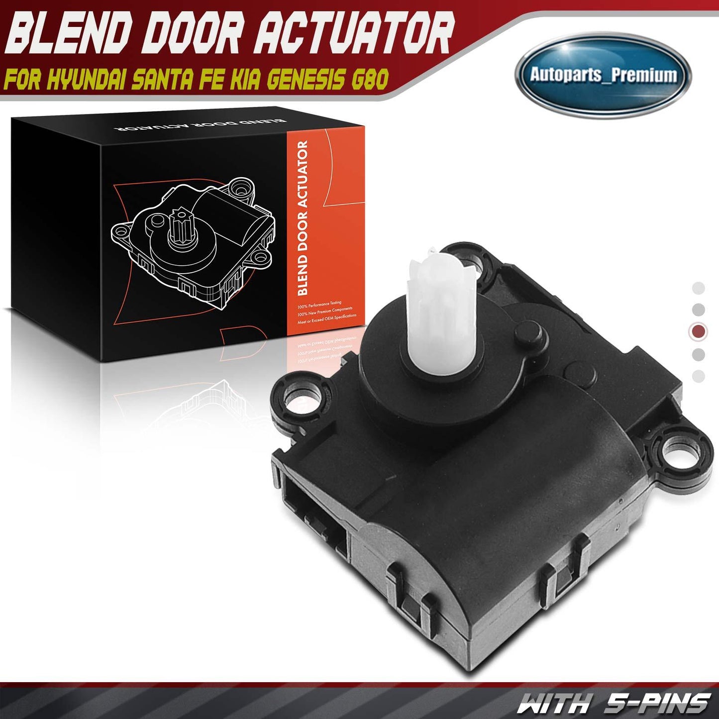 A/C Blend Door Actuator for Hyundai Elantra 2011-2013 Santa Fe Kia Rondo Soul