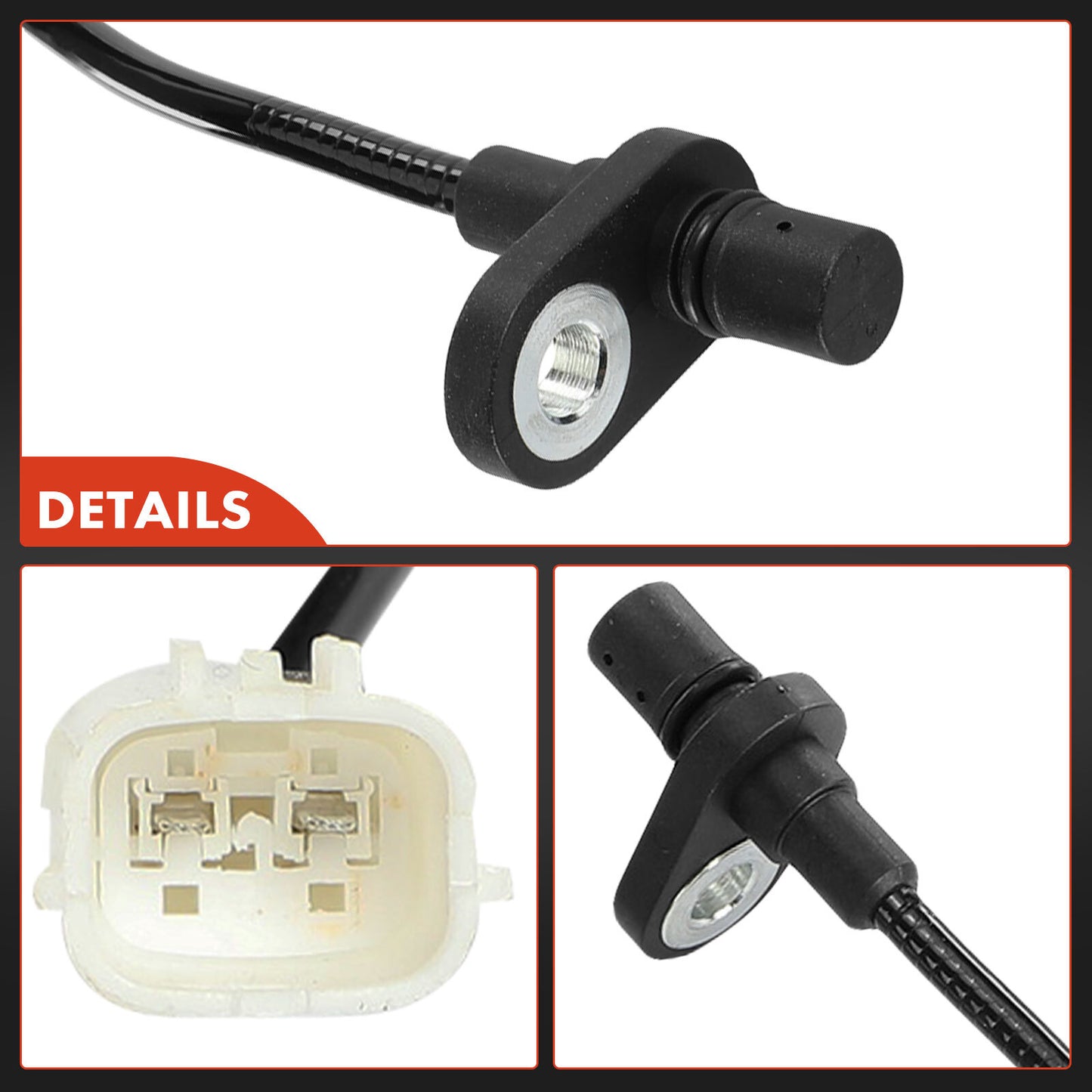 Front LH Driver ABS Wheel Speed Sensor for Mazda MX-5 Miata 2006 2007 2008-2015