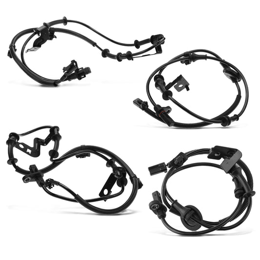 4x Front & Rear Side ABS Wheel Speed Sensor for Kia Forte Forte Koup 14-15 17-18