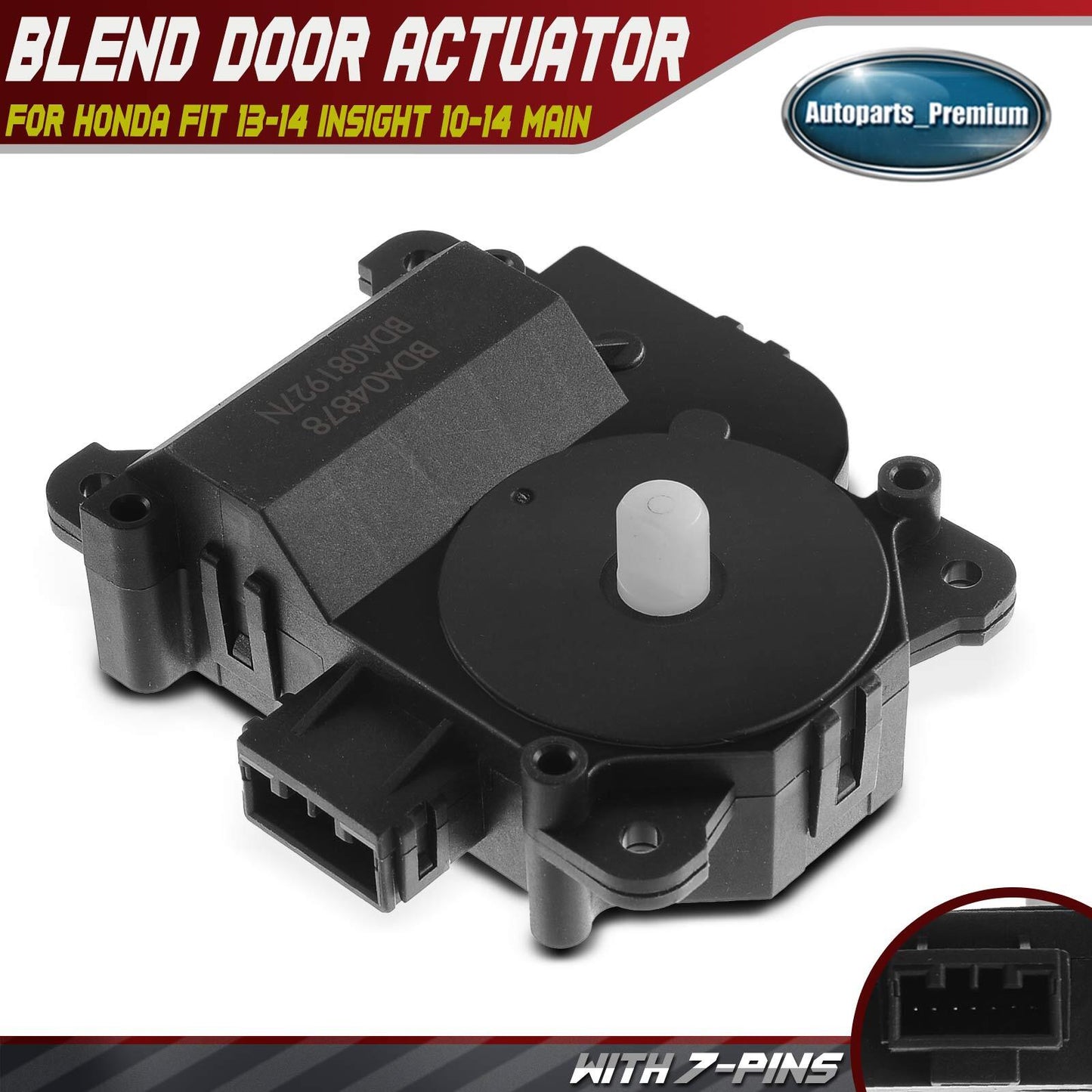 Heater Blend Door Actuator Mode for Honda Fit 13-14 Insight 10-14 Main 604-883