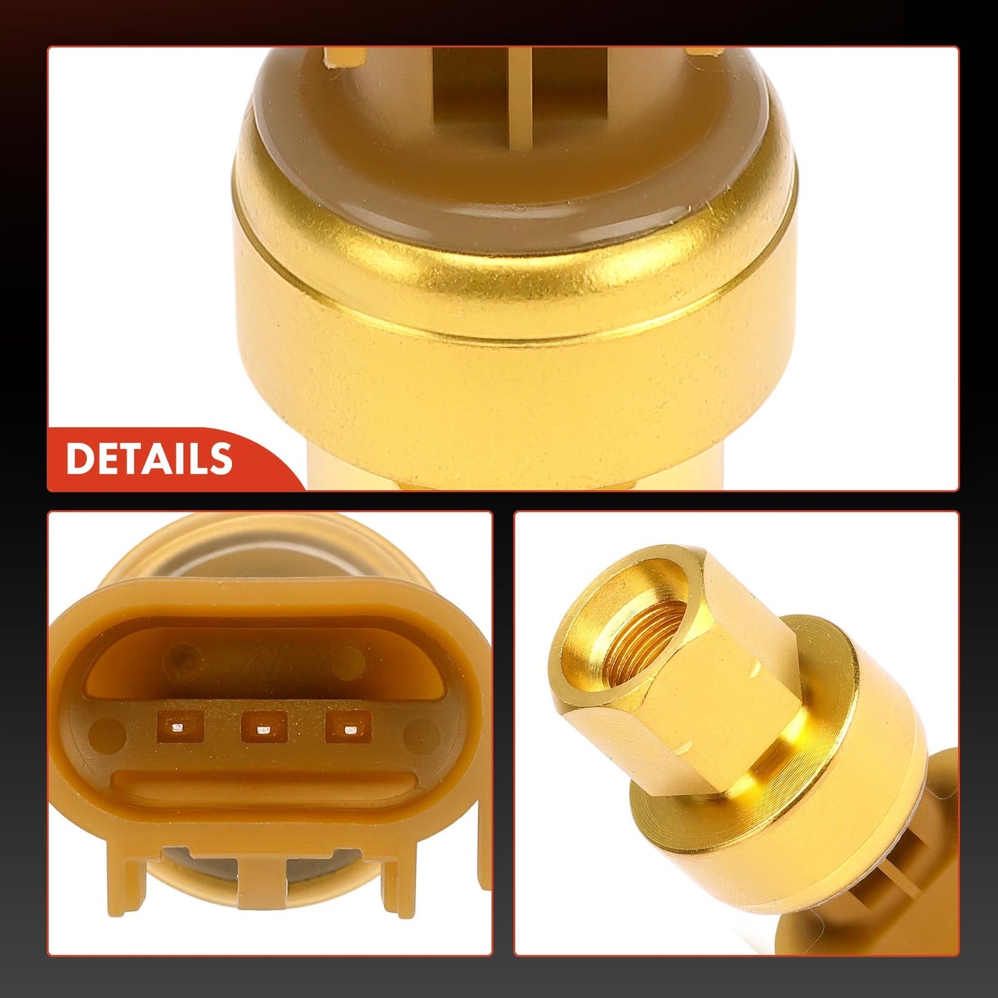 Fuel Pressure Sensor for Chevy Silverado 1500 Equinox GMC Terrain Buick Cadillac
