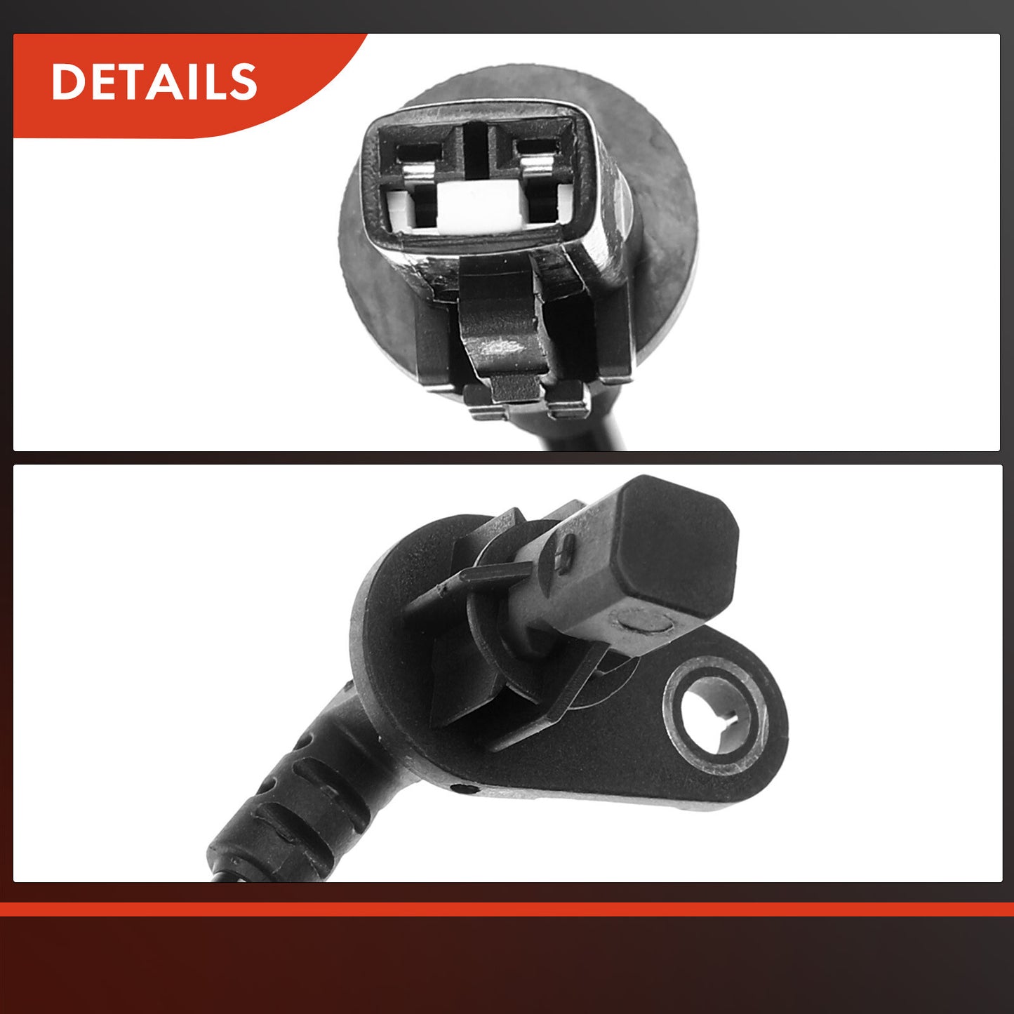 4Pcs Front & Rear ABS Wheel Speed Sensors for Hyundai Tucson 2005-2009 2.0L 2.7L