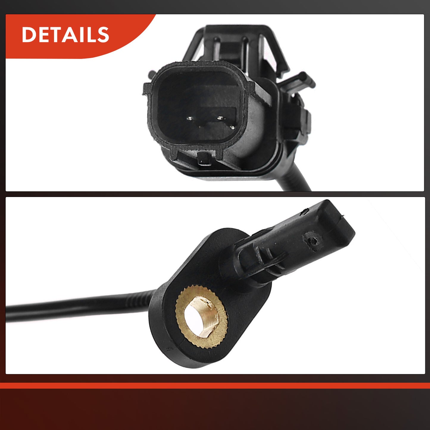 2x Rear Left & Right ABS Wheel Speed Sensor for Acura RDX 2013-2017 V6 3.5L FWD