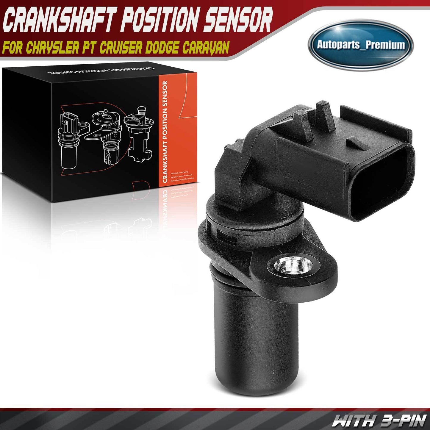 Crankshaft Position Sensor for Chrysler PT Cruiser Dodge Caravan Jeep Liberty