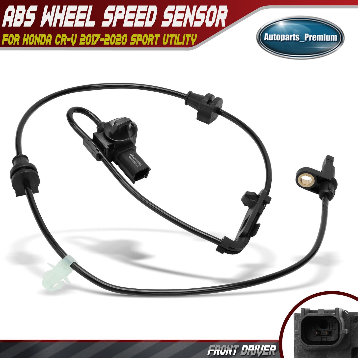Front Driver Side ABS Wheel Speed Sensor for Honda CR-V 2017-2022 Sport Utility