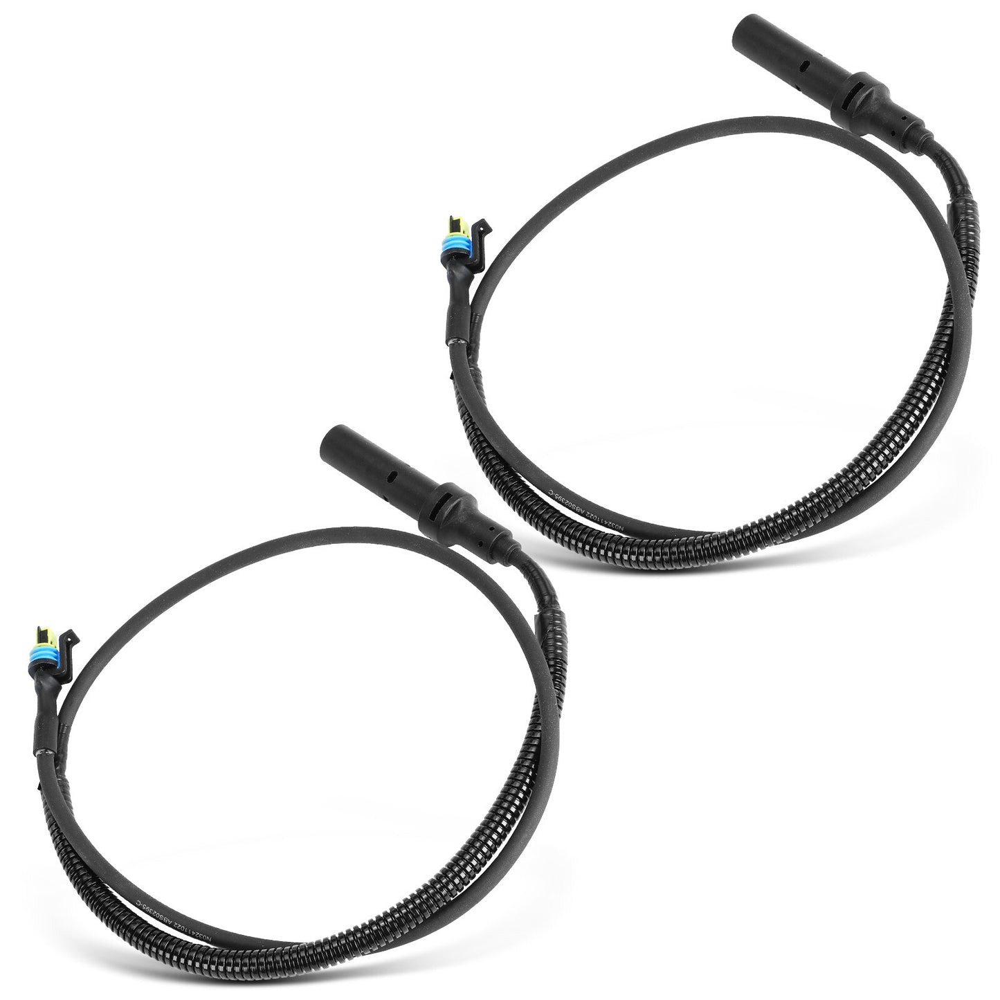 2x Front LH & RH ABS Wheel Speed Sensor for Chevy C5500 Kodiak GMC C5500 Topkick