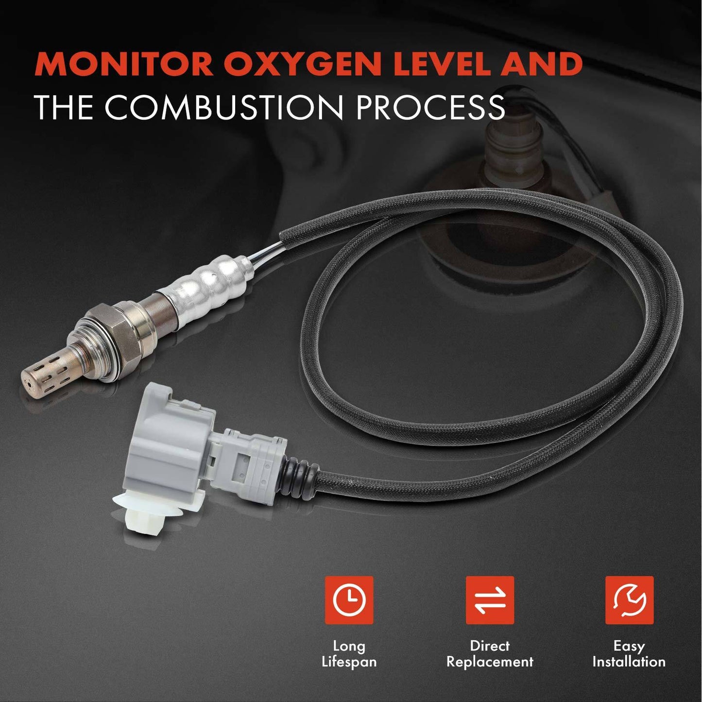 Downstream O2 Oxygen Sensor for Toyota Highlander 2005-2007 2015-2019 2.4L 2.7L