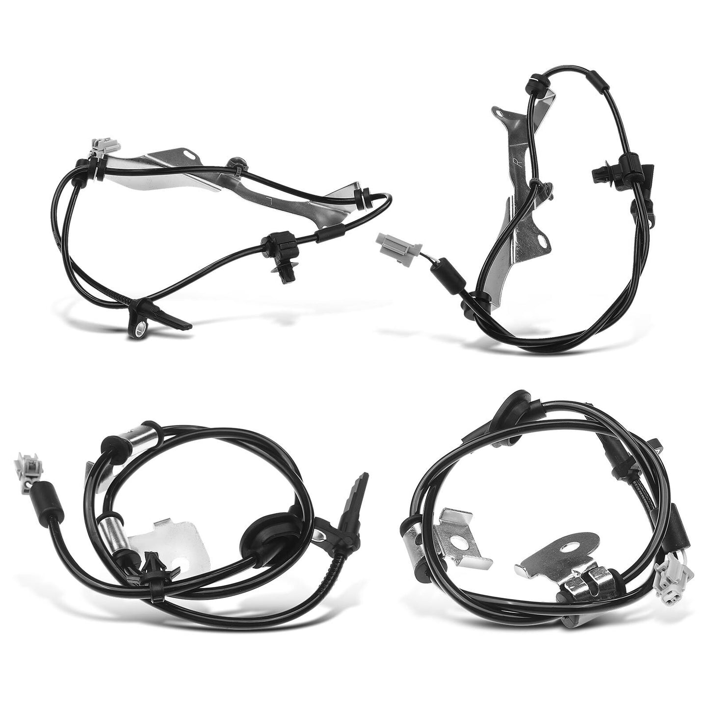 4Pcs Front & Rear ABS Wheel Speed Sensor for Subaru Forester 2008-2012 H4 2.5L